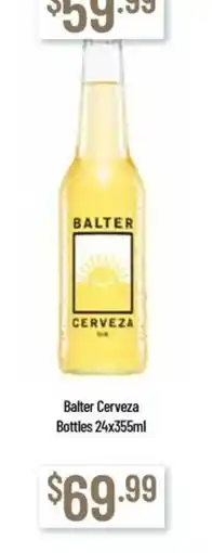 Chambers Cellars Balter Cerveza offer