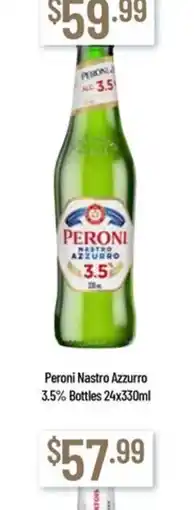 Chambers Cellars Peroni Nastro Azzurro offer