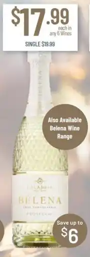Chambers Cellars Belena Prosecco offer