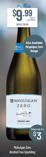 Chambers Cellars McGuigan Zero Alcohol Free Sparkling offer