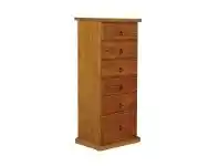 LivingStyles Alford Pine Timber 6 Drawer Lingerie Chest offer