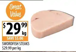 Supabarn Swordfish Steaks offer