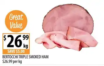 Bertocchi Triple Smoked Ham