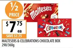 Supabarn Maltesers & Celebrations Chocolate Box offer