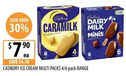 Supabarn Cadbury Ice Cream Multi Packs offer