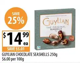 Supabarn Guylian Chocolate Seashells offer