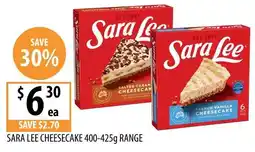 Supabarn Sara Lee Cheesecake offer