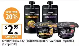 Supabarn Yopro Perform High Protein Yoghurt offer