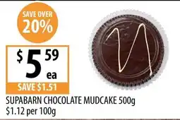 Supabarn Supabarn Chocolate Mudcake offer