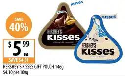 Supabarn Hershey's Kisses Gift Pouch offer