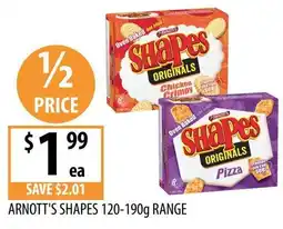 Supabarn Arnott's Shapes offer