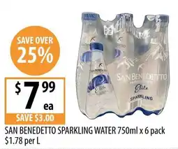 Supabarn San Benedetto Sparkling Water offer