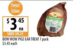 Supabarn Bow Wow Pigs Ear Treat offer
