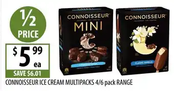Connoisseur Ice Cream Multipacks