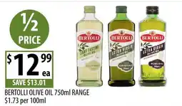 Supabarn Bertolli Olive Oil 750ml Range offer