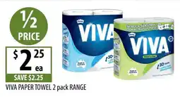 Supabarn Viva Paper Towel 2 pack Range offer