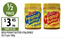 Supabarn Bega Peanut Butter 470g Range offer
