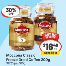 IGA Moccona Classic Freeze Dried Coffee offer
