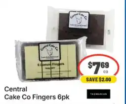 IGA Central Cake Co Fingers offer