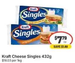 IGA Kraft Cheese Singles offer