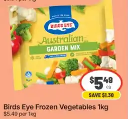 IGA Birds Eye Australian Garden Mix offer