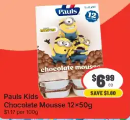 IGA Pauls Kids Chocolate Mousse offer