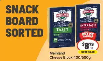 IGA Mainland Cheese Block offer