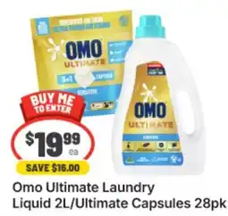 IGA Omo Ultimate Laundry Liquid offer