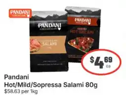 IGA Pandani Hot/Mild/Sopressa Salami offer