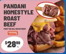 IGA Pandani Homestyle Roast Beef offer