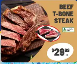 IGA Beef T-Bone Steak Australian Beef offer