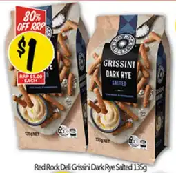 Not Quite Right Red Rock Deli Grissini Dark Rye Salted offer