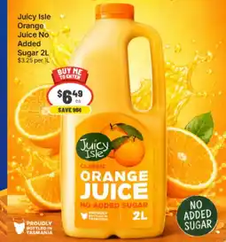 IGA Juicy Isle Classic Orange Juice offer