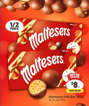 IGA Maltesers Gift Box offer