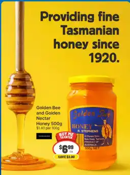 IGA Golden Bee Honey offer