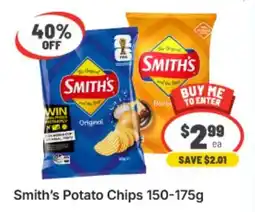IGA Smith's Potato Chips offer