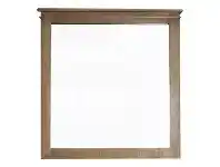 LivingStyles Cognac Pine Timber Frame Dressing Mirror, 100cm offer
