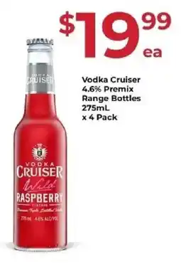 IGA Liquor Vodka Cruiser Wild Raspberry offer