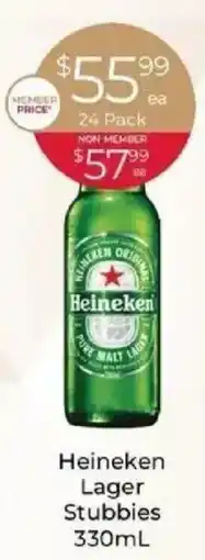 IGA Liquor Heineken Lager Stubbies offer