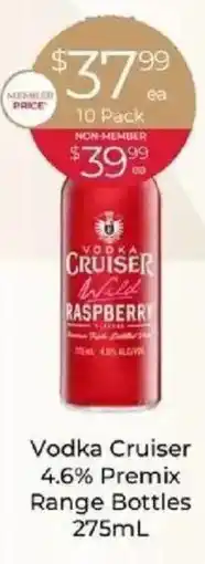 IGA Liquor Vodka Cruiser Wild Raspberry offer