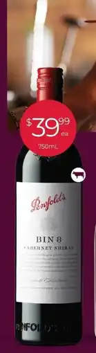 IGA Liquor Penfolds Bin 8 Cabernet Shiraz offer