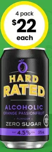 The Bottle O Hard rated alcoholic offer