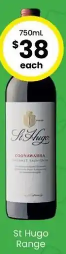 The Bottle O St Hugo Coonawarra Cabernet Sauvignon offer