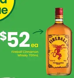 The Bottle O Fireball Cinnamon Whisky offer