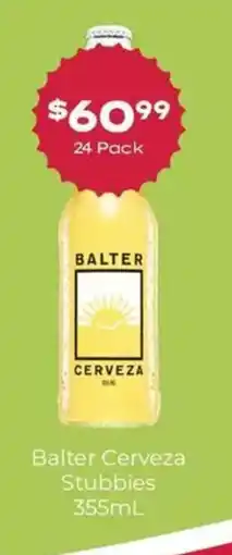 Thirsty Camel Balter Cerveza Stubbies offer