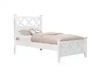 LivingStyles Candice Poplar Timber Bed, King Single offer