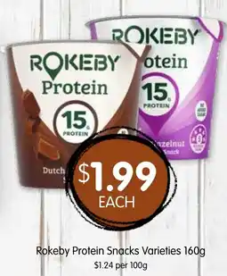 Spudshed Rokeby Protein Snacks Varieties offer
