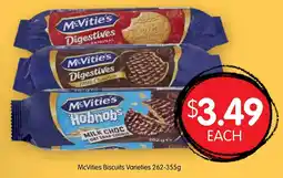 Spudshed McVities Biscuits Varieties offer
