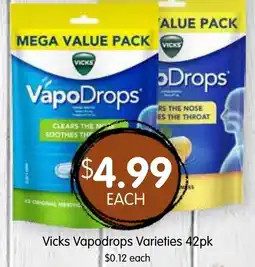 Spudshed Vicks Vapodrops Varieties offer