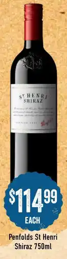Spudshed Penfolds St Henri Shiraz offer